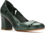 Sarah Chofakian Bruxelas leren pumps Groen - Thumbnail 2