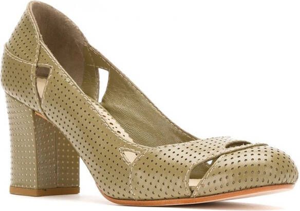 Sarah Chofakian Bruxelas leren pumps Groen