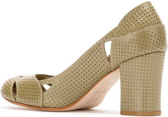 Sarah Chofakian Bruxelas leren pumps Groen