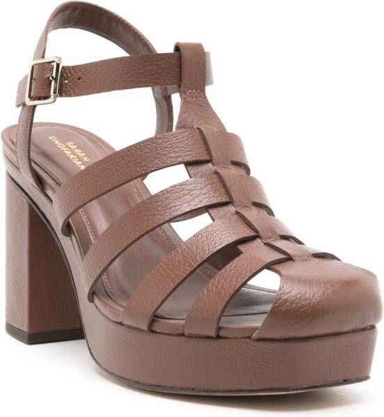 Sarah Chofakian Café de Fleure sandalen Bruin