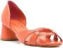 Sarah Chofakian Carrie sandalen met gewelfde afwerking Oranje - Thumbnail 2