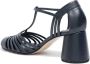 Sarah Chofakian Chamonix 50mm leren pumps Blauw - Thumbnail 3