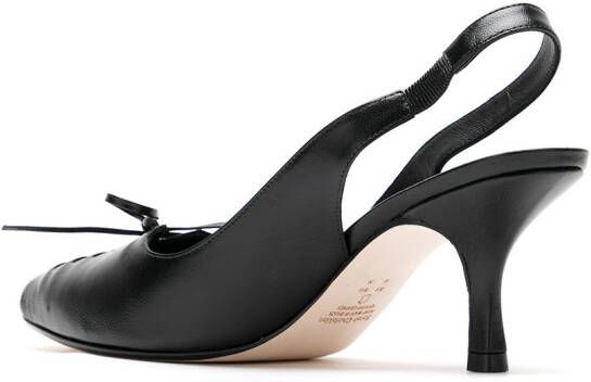 Sarah Chofakian Chanel Pila slingback pumps Zwart