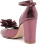 Sarah Chofakian Chantilly sandalen met metallic-effect Paars - Thumbnail 3