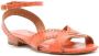 Sarah Chofakian Chemisier sandalen met open neus Oranje - Thumbnail 2