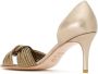 Sarah Chofakian Colagem pumps met open neus Goud - Thumbnail 3