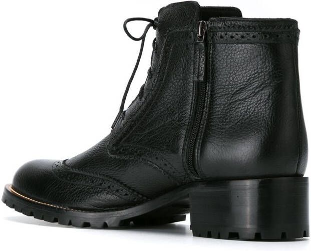 Sarah Chofakian combat boots Zwart