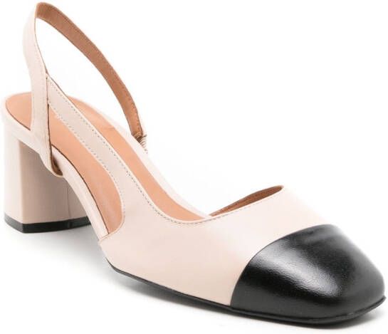 Sarah Chofakian Coucou slingback pumps Beige