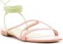Sarah Chofakian Courtney sandalen met gevlochten bandje Beige - Thumbnail 2