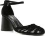 Sarah Chofakian Cyril gekooide sandalen Zwart - Thumbnail 2