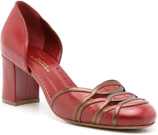 Sarah Chofakian Dorsey Aquavit pumps Rood