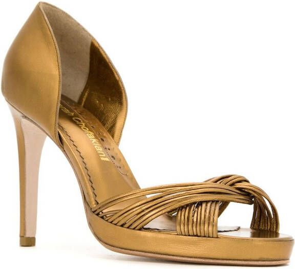 Sarah Chofakian echt leren sandalen Goud