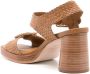 Sarah Chofakian Edie sandalen met enkelbandje Bruin - Thumbnail 3