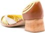 Sarah Chofakian Elaine pumps met colourblocking Bruin - Thumbnail 3