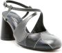 Sarah Chofakian Pumps met gekruiste bandjes Grijs - Thumbnail 2