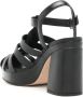 Sarah Chofakian Fleure leren sandalen Zwart - Thumbnail 3