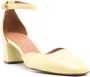 Sarah Chofakian Florence leren sandalen Geel - Thumbnail 2