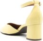 Sarah Chofakian Florence leren sandalen Geel - Thumbnail 3