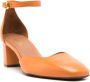 Sarah Chofakian Florence leren sandalen Oranje - Thumbnail 2