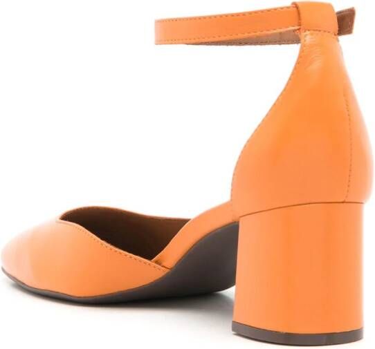 Sarah Chofakian Florence leren sandalen Oranje