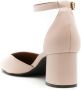 Sarah Chofakian Florence pumps met blokhak Beige - Thumbnail 3