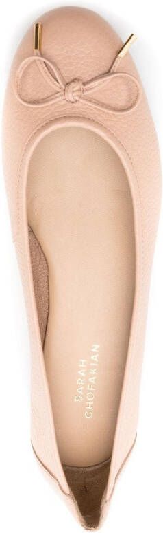 Sarah Chofakian France ballerina's met veters Beige