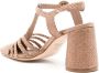 Sarah Chofakian Françoise geweven sandalen Beige - Thumbnail 3