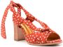 Sarah Chofakian Frida sandalen met enkelbandje Bruin - Thumbnail 2