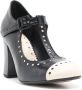 Sarah Chofakian Gabrielle leren pumps Zwart - Thumbnail 2