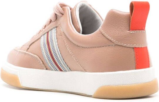 Sarah Chofakian Gestreepte sneakers Beige