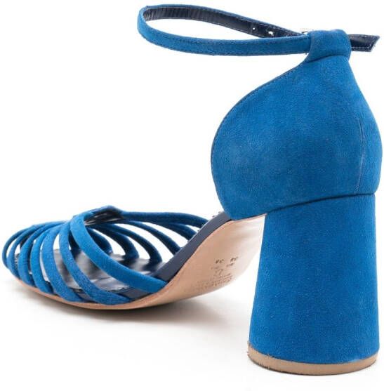 Sarah Chofakian Hilda gekooide sandalen Blauw