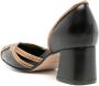 Sarah Chofakian Irene pumps met contrast afwerking Zwart - Thumbnail 3