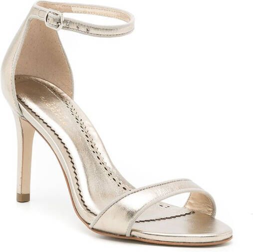 Sarah Chofakian Joy sandalen met bandjes Metallic