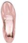 Sarah Chofakian Julia metallic ballerina's Roze - Thumbnail 4