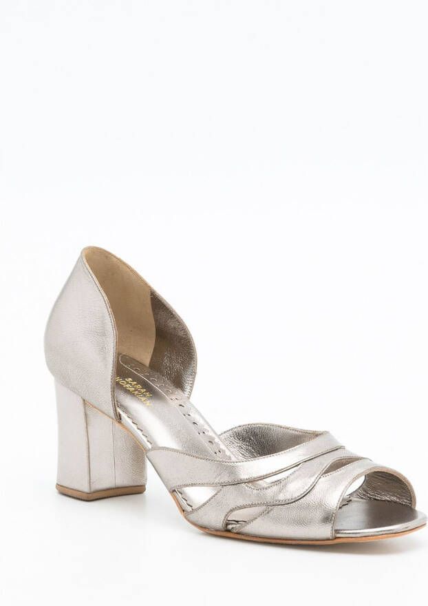 Sarah Chofakian Kate metallic pumps