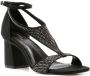 Sarah Chofakian Kylie sandalen verfraaid met kristallen Zwart - Thumbnail 2