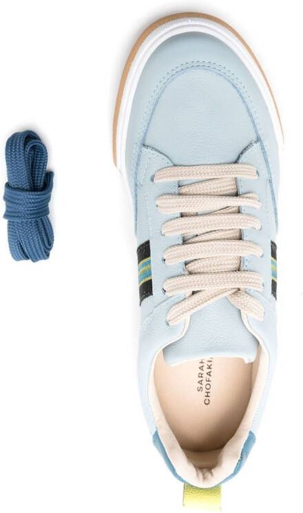 Sarah Chofakian Laby Bird low-top sneakers Blauw