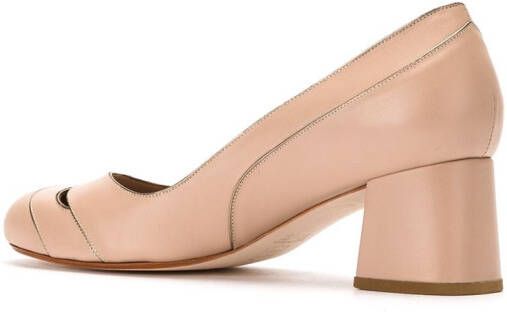 Sarah Chofakian leather pumps Beige