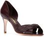 Sarah Chofakian lederen pumps Bruin - Thumbnail 2