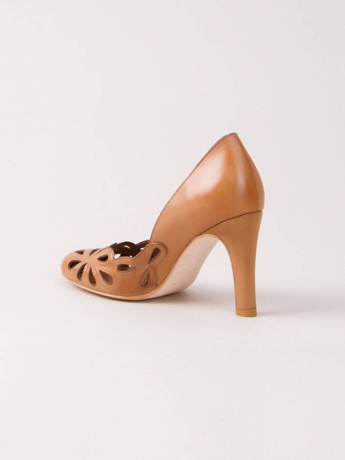 Sarah Chofakian leather pumps Bruin