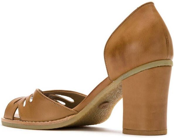 Sarah Chofakian leather pumps Bruin