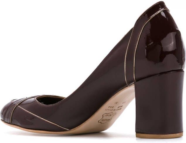 Sarah Chofakian leather pumps Bruin