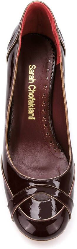 Sarah Chofakian leather pumps Bruin