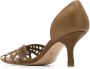 Sarah Chofakian lederen pumps Metallic - Thumbnail 3