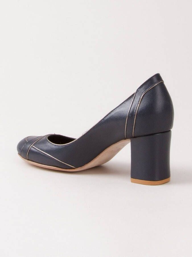 Sarah Chofakian leather pumps Paars