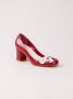 Sarah Chofakian lederen pumps Rood - Thumbnail 3