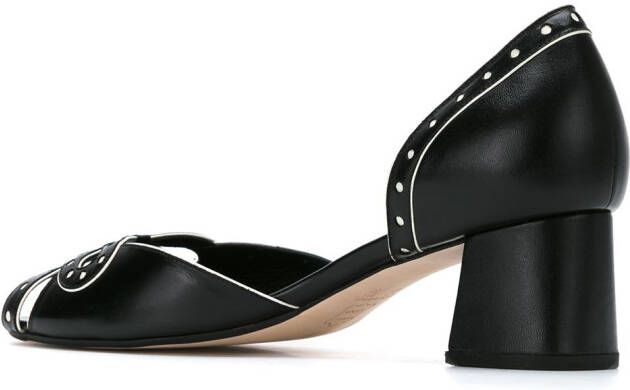 Sarah Chofakian leather pumps Zwart