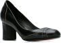 Sarah Chofakian lederen pumps Zwart - Thumbnail 2