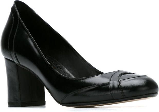 Sarah Chofakian leather pumps Zwart