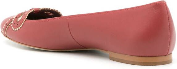 Sarah Chofakian Femelle leather ballerinas Rood